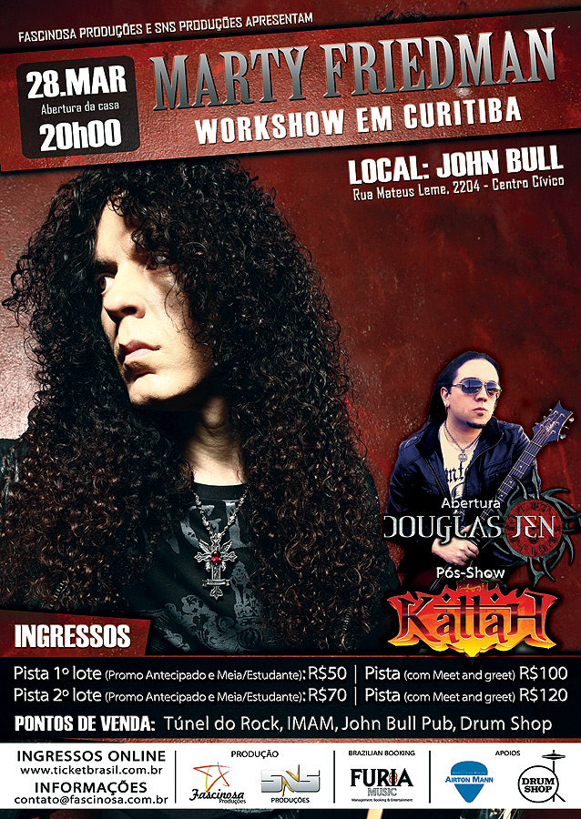 Marty Friedman em Curitiba