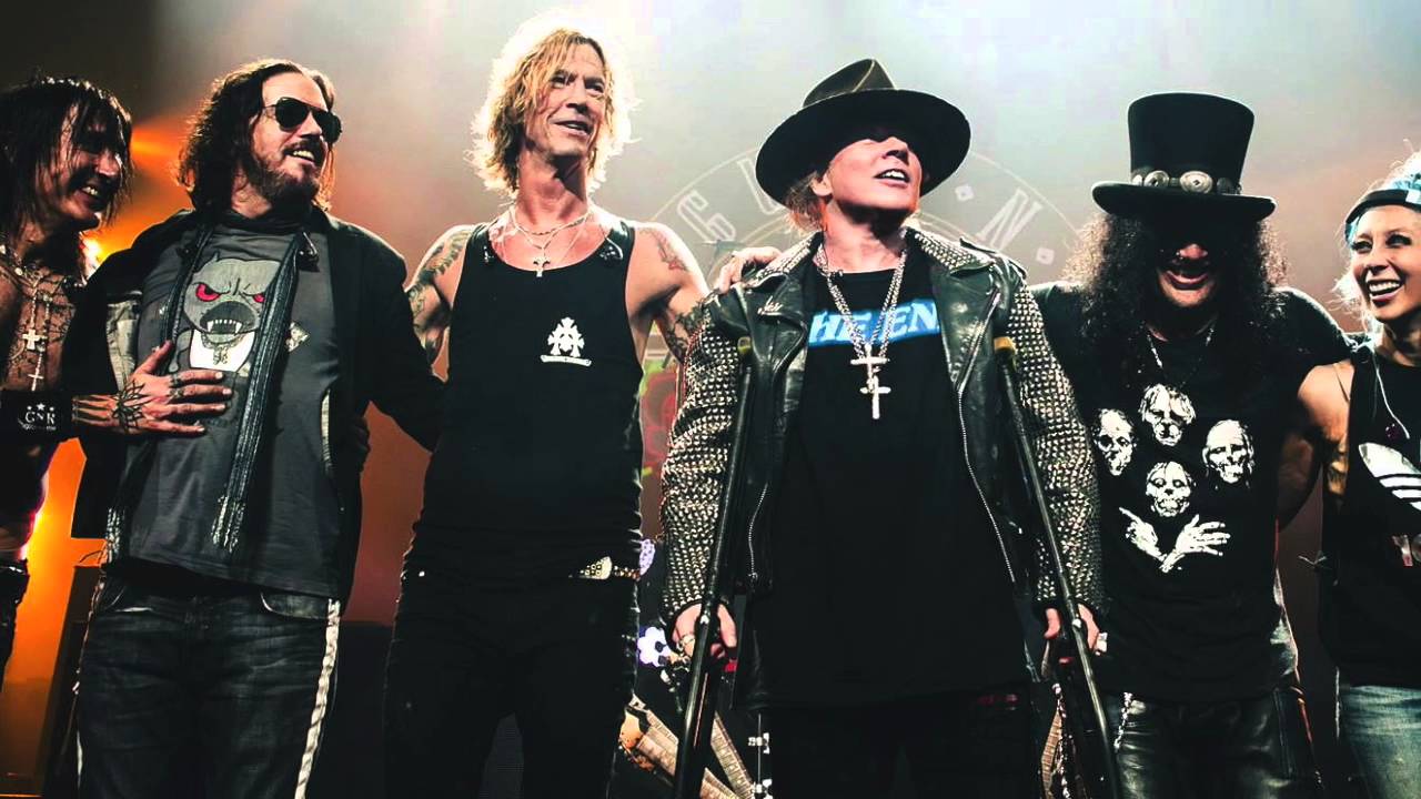 A turnê “Not in this lifetime” marca o retorno da formação original do Guns N’ Roses com 6 apresentações no Brasil